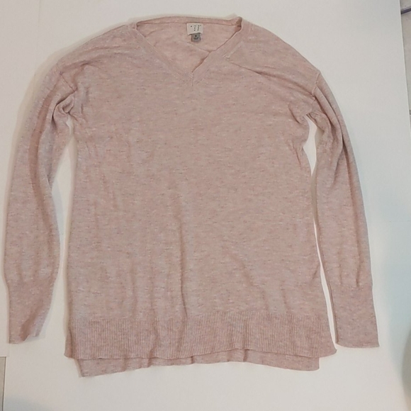 A.n.deway pink v neck sweater - Picture 2 of 7